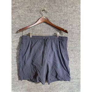 Everlane Swim Trunks Shorts Mens Large Blue Mesh Lined Elastic Waist Pockets